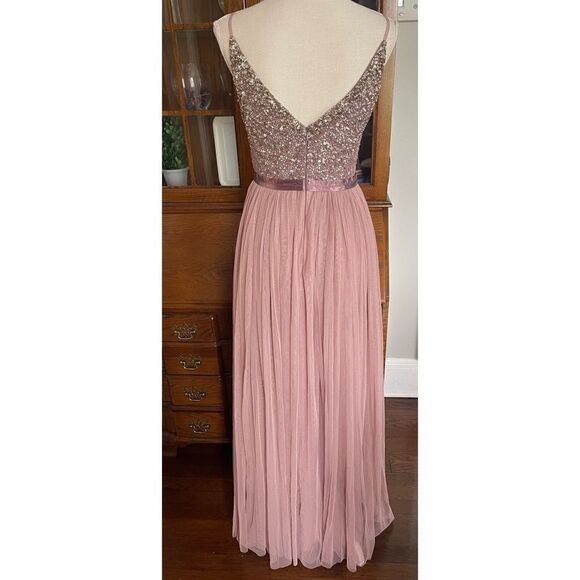 BHLDN - Avery Beaded Sequin Tulle Bridesmaid Special Occasion Dress - Picture 7 of 12